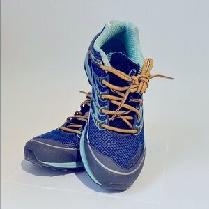 Merrell Blue and Yellow Sneakers (size 6)